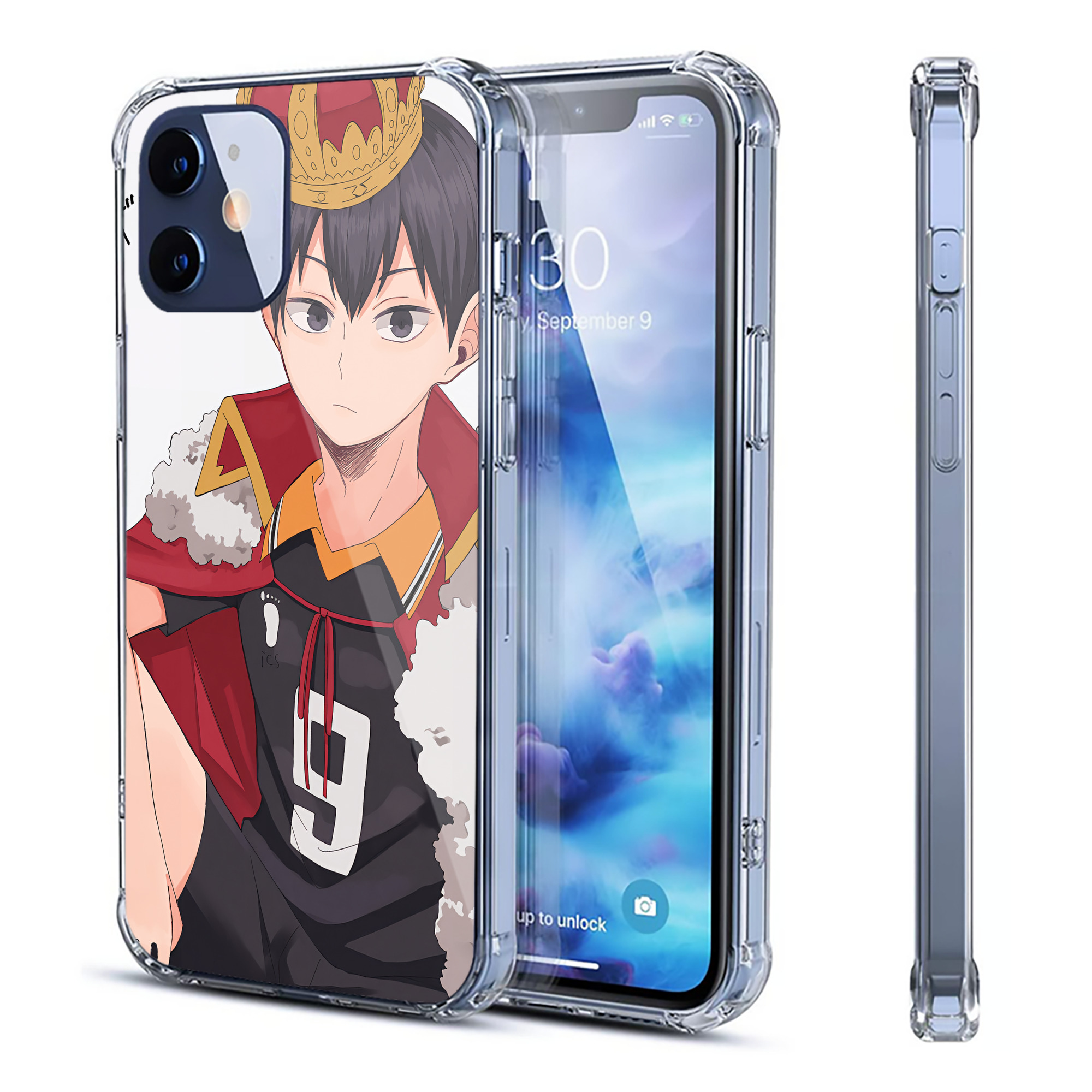 （画像用） ハイキュー!! Haikyu!! 【iPhone 12シリーズ対応】透明スマホケース（クリアソフトケース）